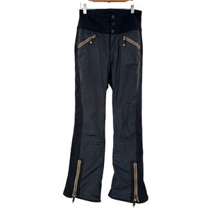 FrauenSchuh Black Ski Snowboard Pants Womens Insulated Waterproof Pockets READ